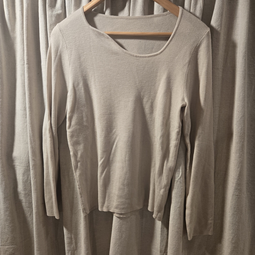 MOTF Cream Crew Neck Sweater